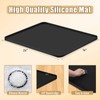 24x16x0.8 Inch Waterproof Water Cooler Mat with Raised Edge -