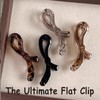 Banana Clips Flat Hair Clips for Women,Medium Claw Clips Flat