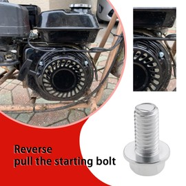 The Lord of the Tools Pack of 10 Pulley Starter Screws Compatible with Honda GX120 GX160 GX200 GX270 GX340 GX390 17.4 x 5.8 mm Pull Starter Mounting Screws