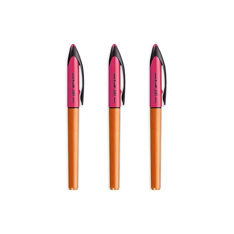 uni-ball Air – 0.5mm Rollerball - Orange Barrel - Black