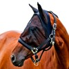 HORZE Quick Pull Over Fly Mask with Elastic Horse/F Black