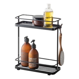 YAMAZAKI Home Tower Bath Rack - Bathroom Shower Storage Holder, Caddy Shelf Organizer - Small, 13" - Steel -