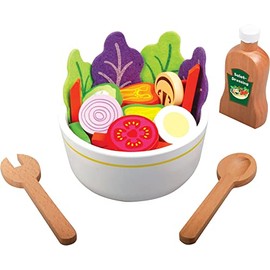 VEDES Wholesale GmbH - Ware Beeboo Kitchen Wooden Salad Set, 28 Pieces