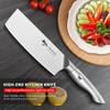 MAD SHARK 7 Inch Nakiri Knife, Ultra Sharp German Stainless