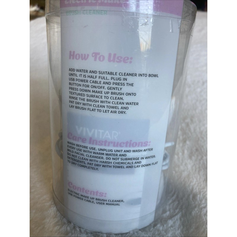 Electric make-Up Brush Cleaner