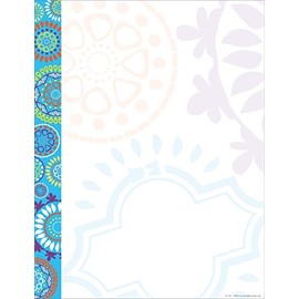 Barker Creek - Office Products 8-1/2 x 11" Designer Computer Paper, Moroccan, 50-Sheets (LL-734)