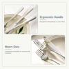 Astercook Silverware Set with Steak Knives 24-Piece Flatware Set for