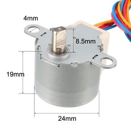 uxcell 24BYJ48 DC 12V Reduction Stepper Motor Micro Reducer Stepping Motor 4-Phase 5-Wire
