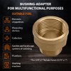 Adapter 3/4" Male x 1 “ Female Threaded Brass Construction