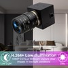 QILOVE 1080P 30fps USB Camera 2.8-12mm Manual Zoom Webcam with