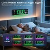 Brauthon Digital Clock Large Display, 16" Digital Wall Clocks for