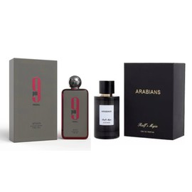Exclusive combo: 9 PM Rebel EDP Spray for Unisex & Arabians by Ralfs Mejia 3.4 fl oz Eau de Parfum Unisex