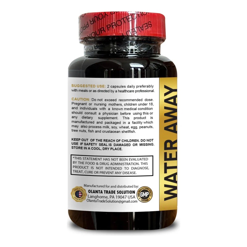 Pastillas Water Out Para Retención De Líquidos 60 Cápsulas