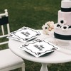 NUTTYBASH Bow Black Birthday Napkins, 80Pcs Conquette Birthday Decorations Napkins,