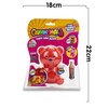Gummymals by Eolo 700017670 Bear, Rubber Male, Red Toy, Talla