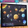 flinelife Wooden Solar System Wall Art Decor, 12x10, Perfect for