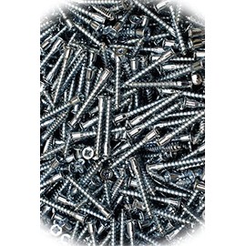 New Pack of (250) Pozi Drive Flat Head M7 x 50mm Confirmat Coarse Connecting Wood Screw 7 mm Multi-Purpose Comprehensive Hardware Fastener Assortment Kit MoPNEM03014