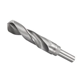 CoCud Reduced Shank Twist Drill Bit 21.5 mm Cut Edge 1/2 Inch Shank High-Speed Steel 4241 Polished Rotation Drill Bits - (Applications: for Aluminium, Copper, Wood, Plastic)
