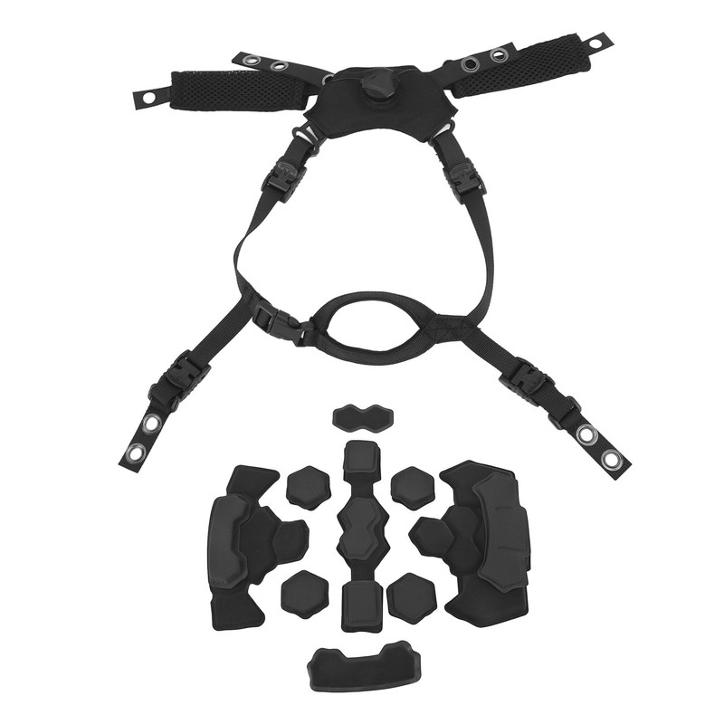 Correa de Barbilla para Casco y Almohadillas para Casco, Acolchado