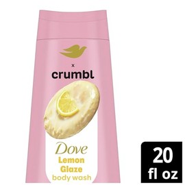 Dove Jabón corporal líquido hidratante y exfoliante | Esmalte de limón | Lavado de 20 onzas + exfoliante de 15 onzas