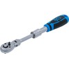 BGS 25125 Reversible Ratchet, Extendible, Angled Outlet, External Square Drive