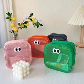 Portable Mesh Travel Pouch - Multi-Size & Color Options Small/Green Mesh Pouch 5ea