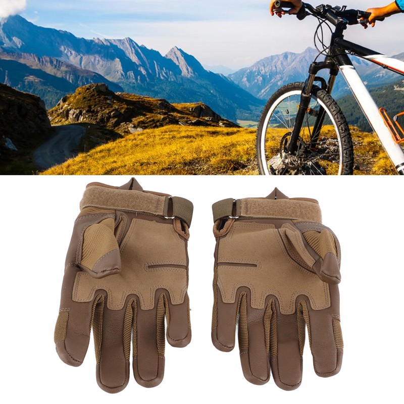 Motorcycle Gloves Hard Knuckle Breathable Good Grip Anti Slip Full