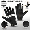 SAWANS Winter Warm Gloves for Men Women, Outdoor Windproof Touchscreen