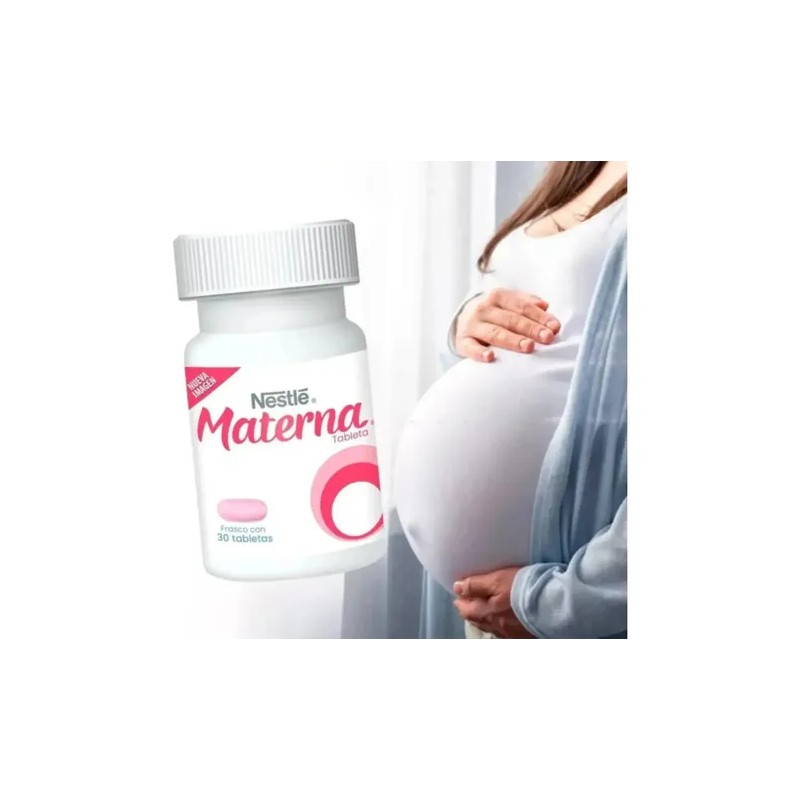 Suplemento Multivitamínico Nestlé Materna Frasco 30 Tabletas