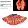 12pcs 0.9oz Temporary Tattoo Paste Red Professional Waterproof Safe DIY