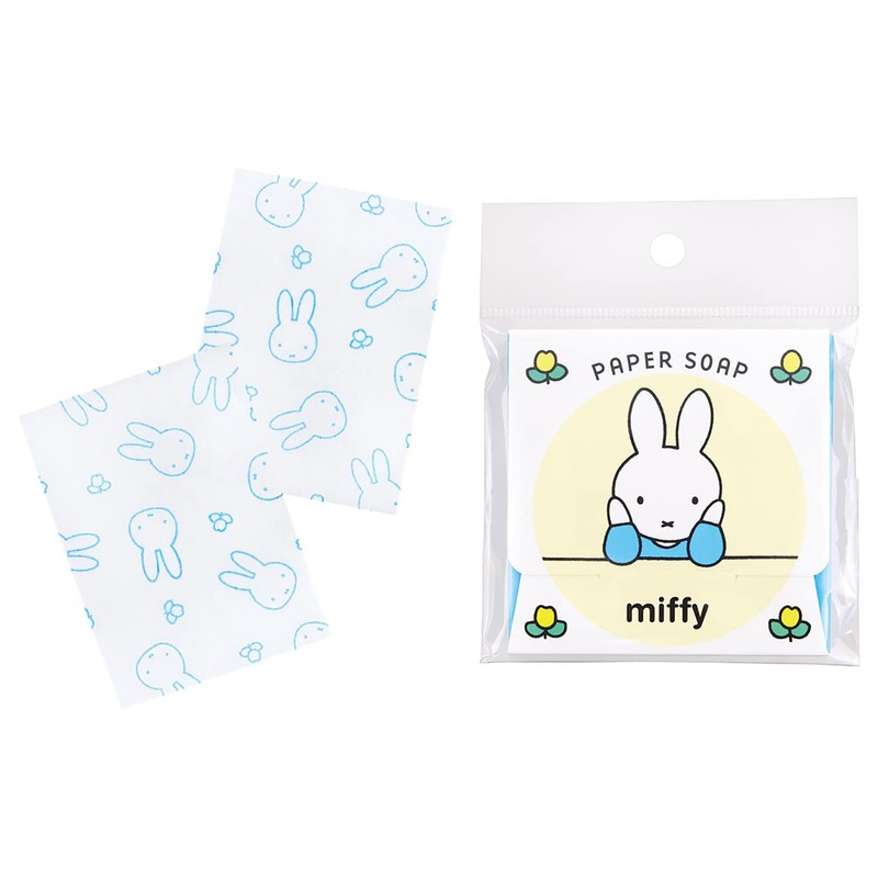 Miffy Paper Soap, 40 Sheets, Paper Soap, Shabon Scent