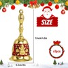 Jemmytu Christmas bell, hand bell, table bell, made entirely of