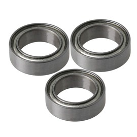 CNBTR 8mm ID 12mm OD 3.5mm Thickness Bearing Steel Mini Groove Ball Bearings DIY Industry MR128ZZ Pack of 10