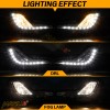 mayello LED Fog Lights +DRL For 2012-17 Hyundai Accent Sedan/Hatchbac