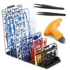 SALUDABLE Gunpla Runner Stand Plastic Model Tool Tweezers Opener Set
