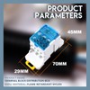 Innfeeltech 1Pcs Terminal Block Distribution Box 80A 1 In 6
