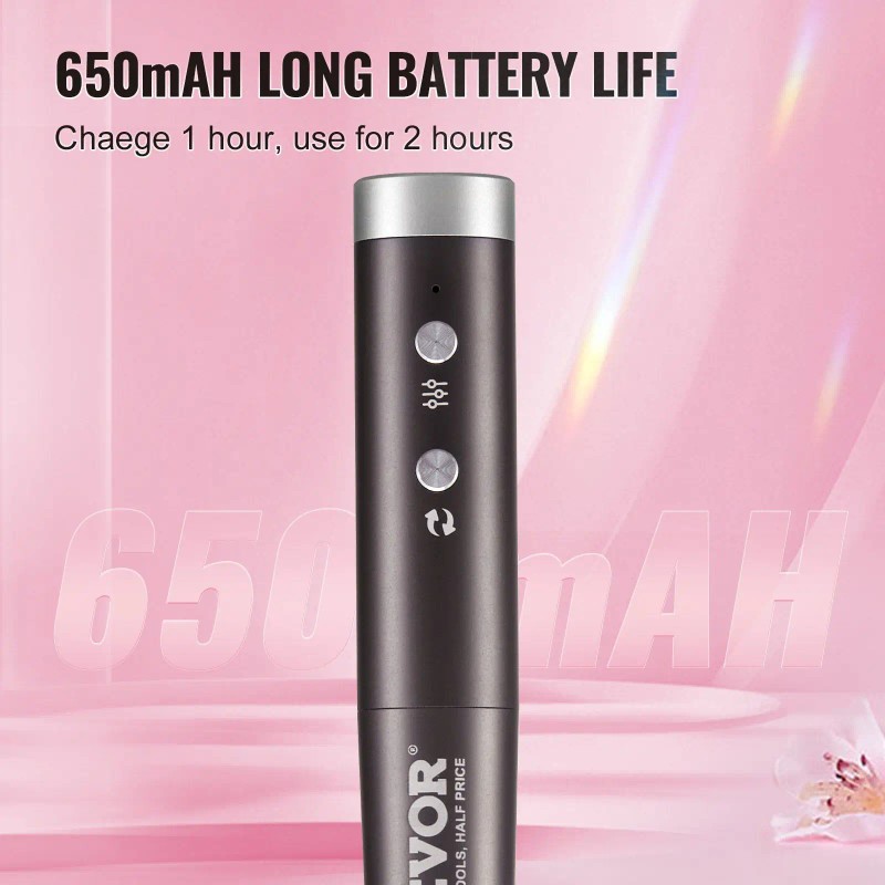 Portable Electric Nail Drill 30000Rpm Brushless Motor Rechargeable US Plastic