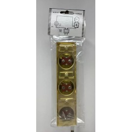 Lee Electric 208 Black Tonepak Three Family Unlighted Push Button For Doorbell