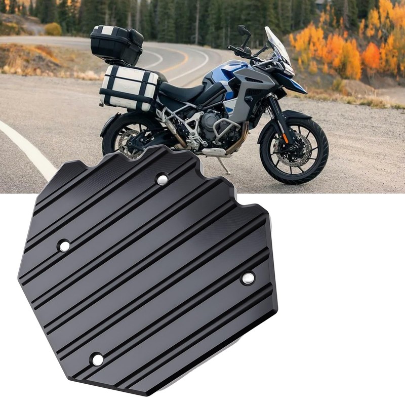 ECSiNG Motorcycle Side Stand Extension Footrest Compatible with Triumph Tiger