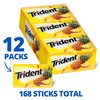 Trident Pineapple Twist Sugar-Free Chewing Gum, 12 Packs of 14