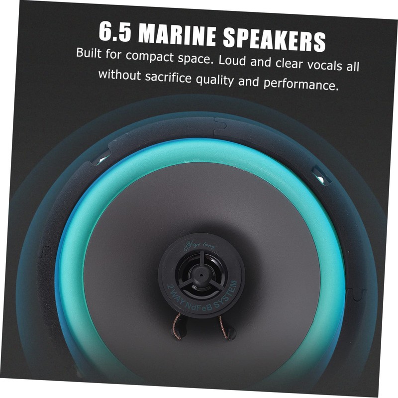 ULTECHNOVO 6.5 Inch Car Door Speakers 4 Ohm High Performance