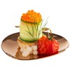 APS Pebbles 40794 Set of 4 Plates Stainless Steel PVD