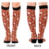 Wusikd Christmas Gingerbread Man Compression Socks for Women and Men