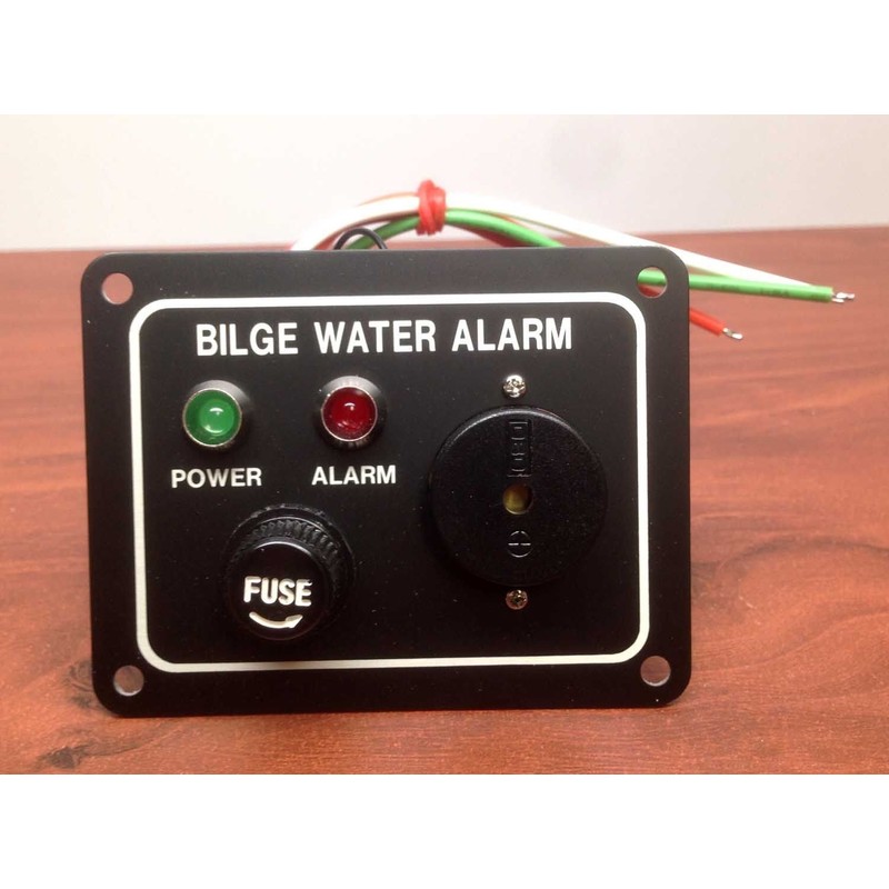 MARINE BOAT BILGE ALARM PUMP SWITCH ALUMINUM PLATE 3.25" by