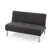 2East™ College Mini-Futon - Boucle Dark Gray