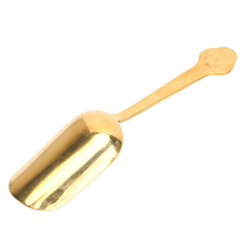 Brass Tea Spoons Long Handle Thicken Toads Pattern Rust Resistant