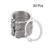 sourcing map 40mm External Circlips C-Clip Retaining Shaft Snap Rings