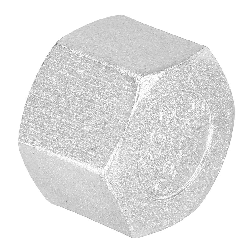 PATIKIL 3/4" Pipe Fitting Cap, 304 Stainless Steel Forged Pipe