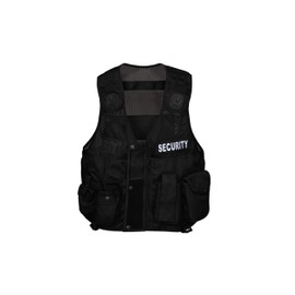 RAC3 Hi Viz Tactical Vest Dog Handler Security, Paramedic, Enforcement, Tac Vest (Black)