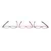 Reading Glasses 360 Degree Foldable Legs Lightweight Presbyopic Eyeglasses for